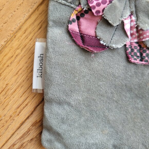 Small Wrist Bag Purse Artisanal Velvet - Picture 2 of 10
